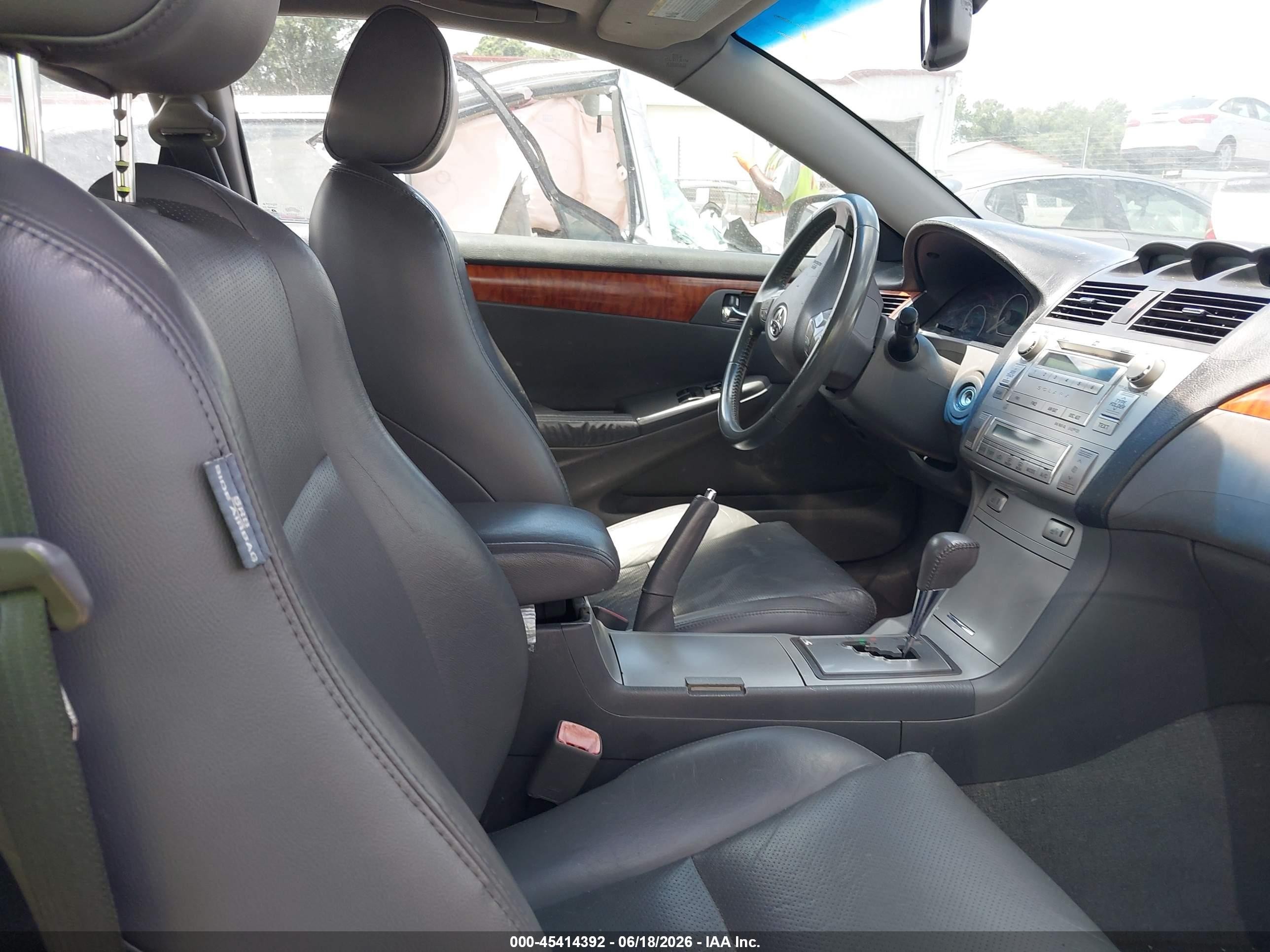 2007 Toyota Camry Solara Sle V6 Silver vin: 4T1CA30P57U128399