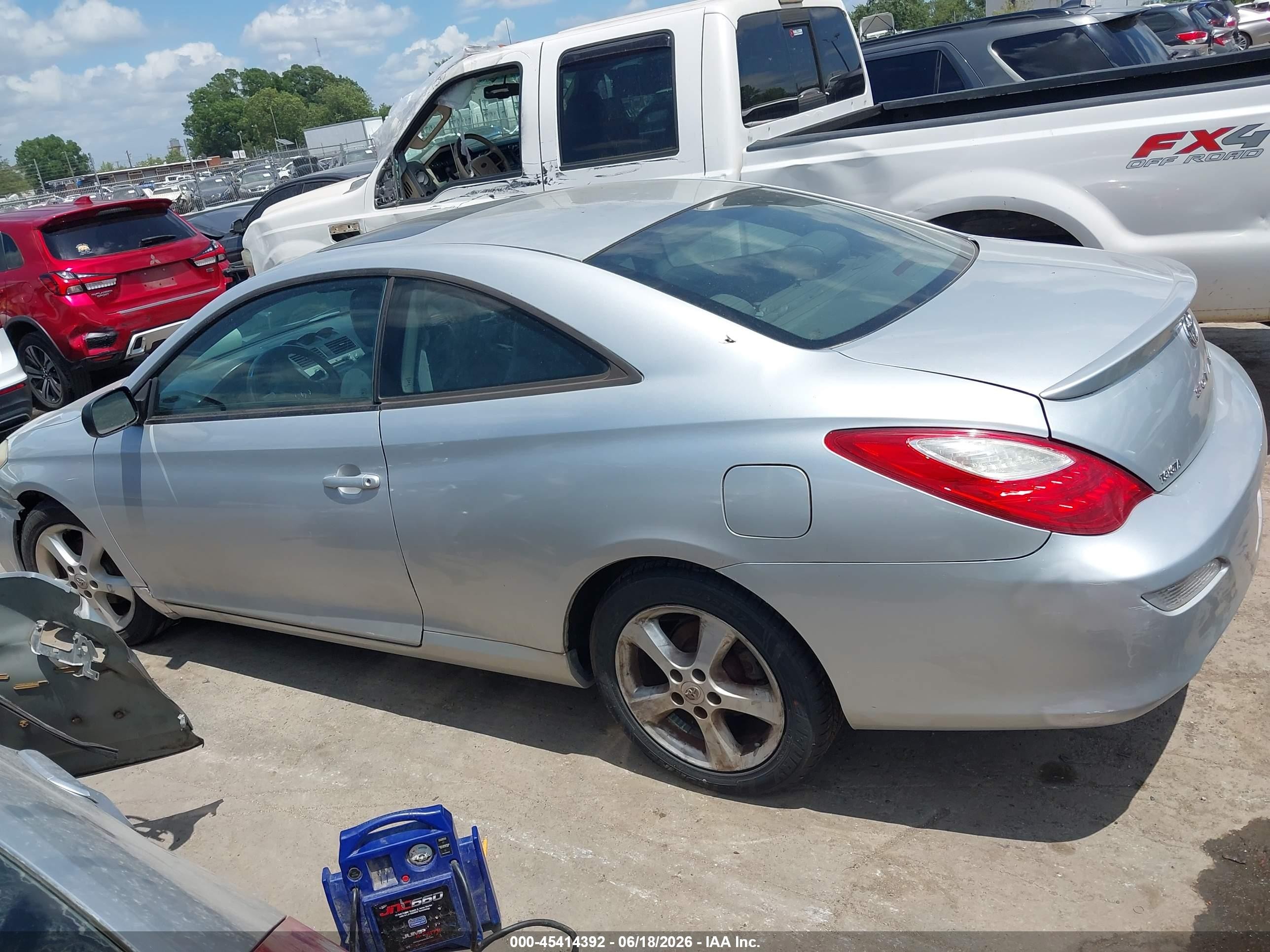 2007 Toyota Camry Solara Sle V6 Silver vin: 4T1CA30P57U128399