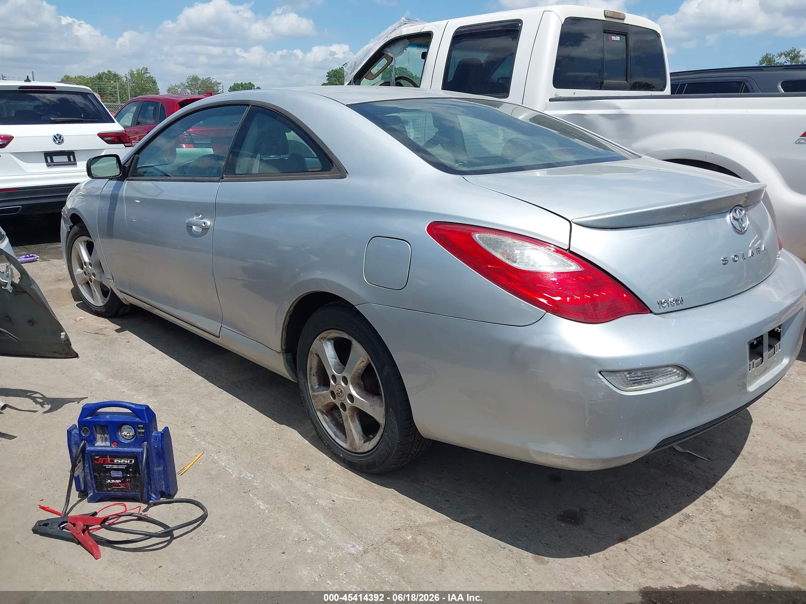 2007 Toyota Camry Solara Sle V6 Silver vin: 4T1CA30P57U128399