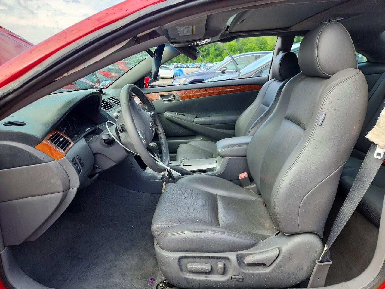 2008 Toyota Camry Solara Sle V6 Red vin: 4T1CA30P58U137301