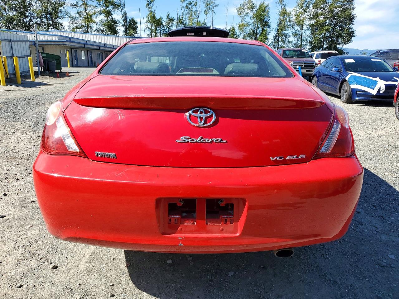 2004 Toyota Camry Solara Sle V6 Red vin: 4T1CA30P64U017002