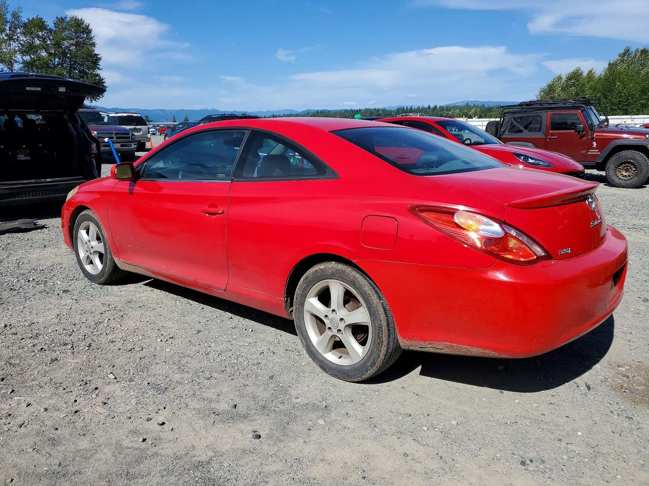 2004 Toyota Camry Solara Sle V6 Red vin: 4T1CA30P64U017002