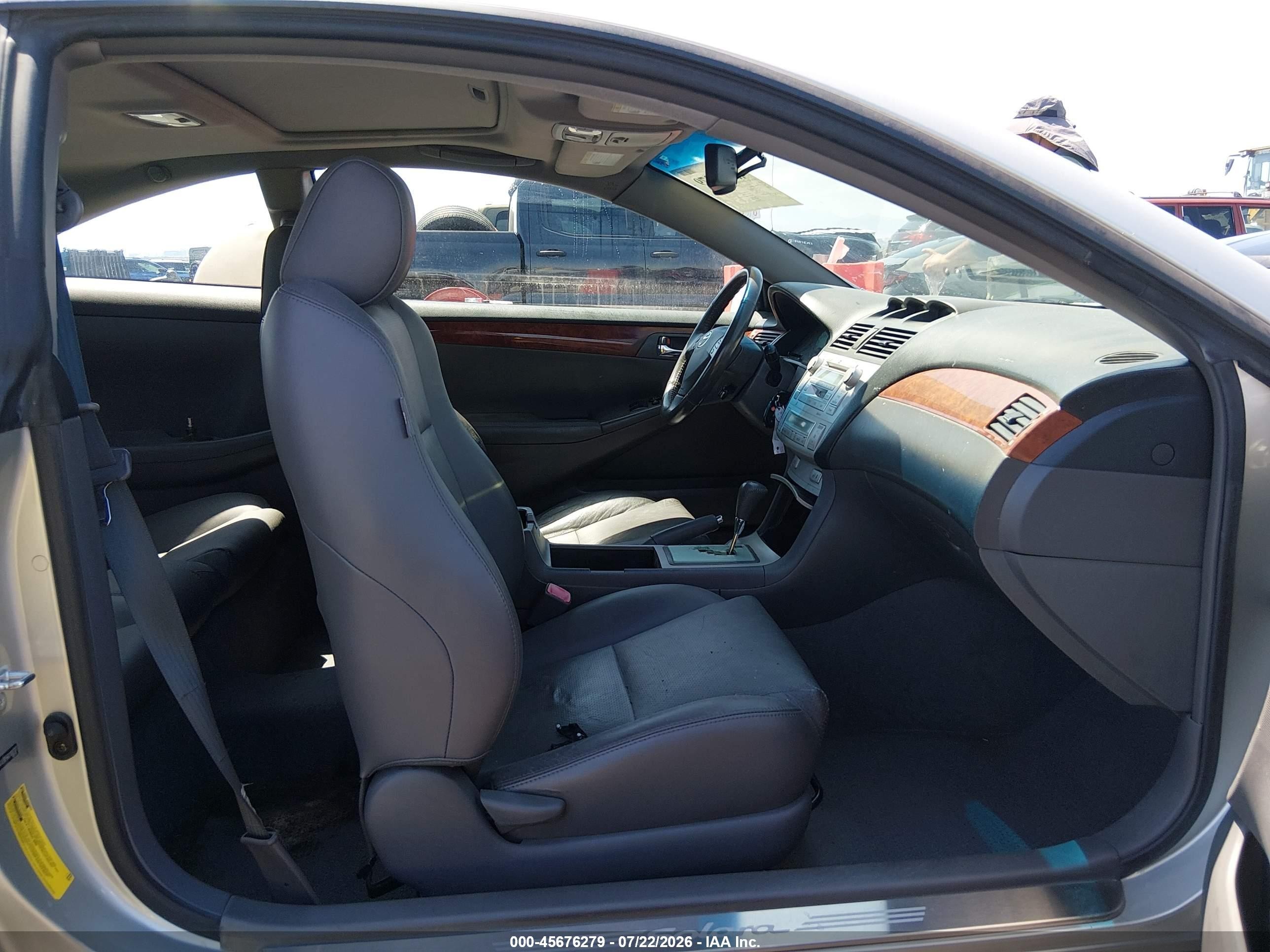 2006 Toyota Camry Solara Sle V6 Gray vin: 4T1CA30P66U100707