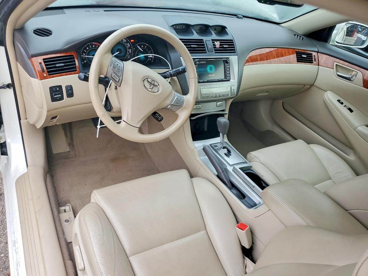 2008 Toyota Camry Solara Sle V6 White vin: 4T1CA30P68U149473
