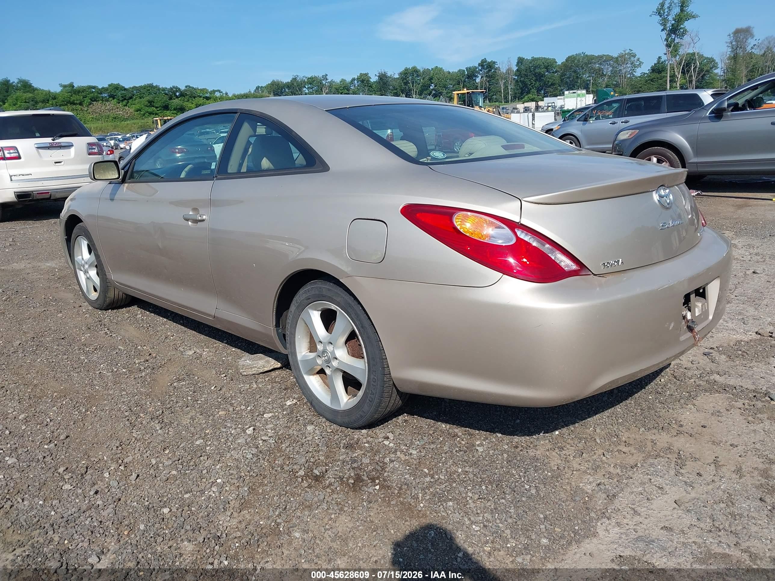 2006 Toyota Camry Solara Sle V6 Beige vin: 4T1CA30P76U098188