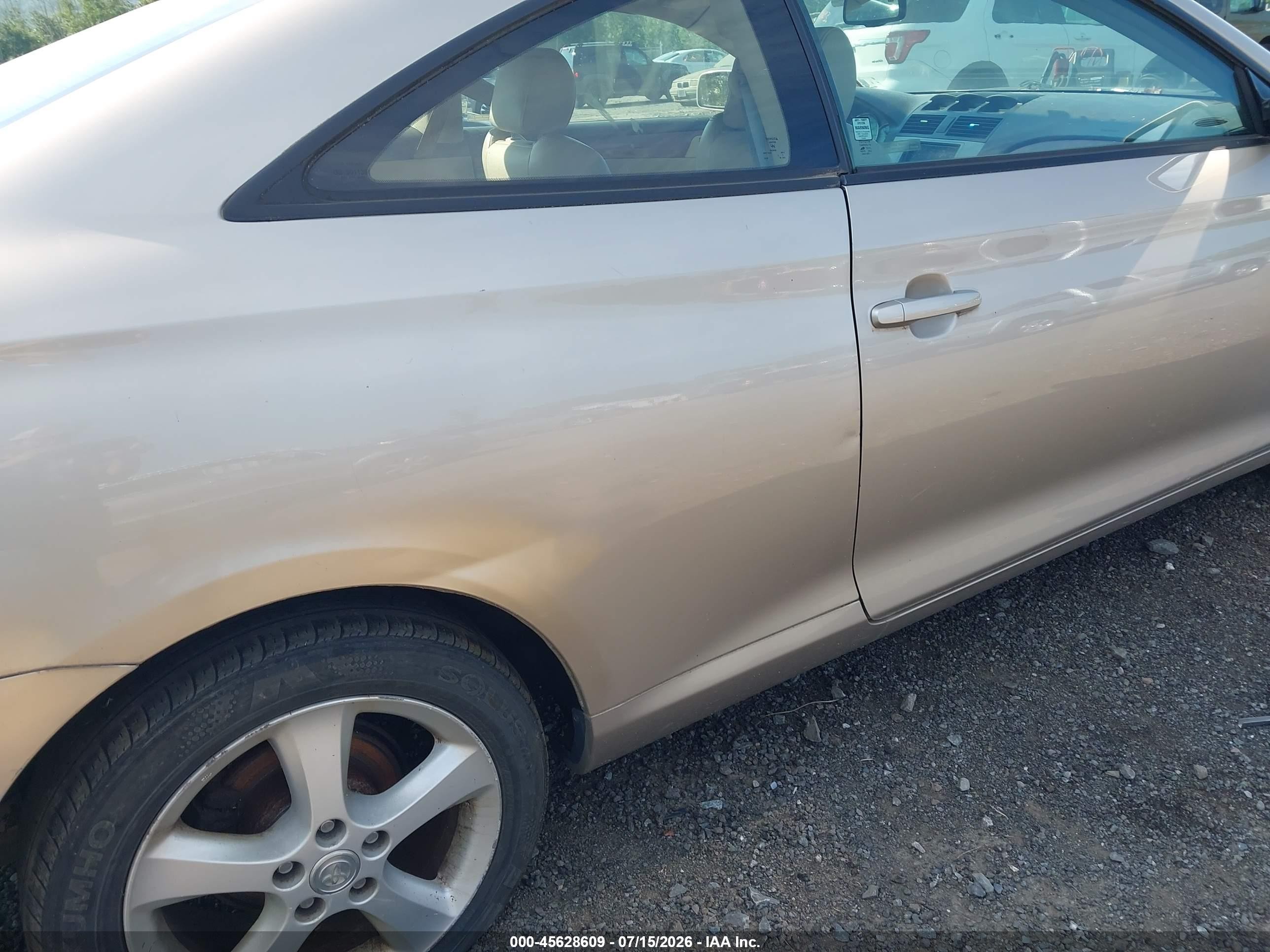 2006 Toyota Camry Solara Sle V6 Beige vin: 4T1CA30P76U098188