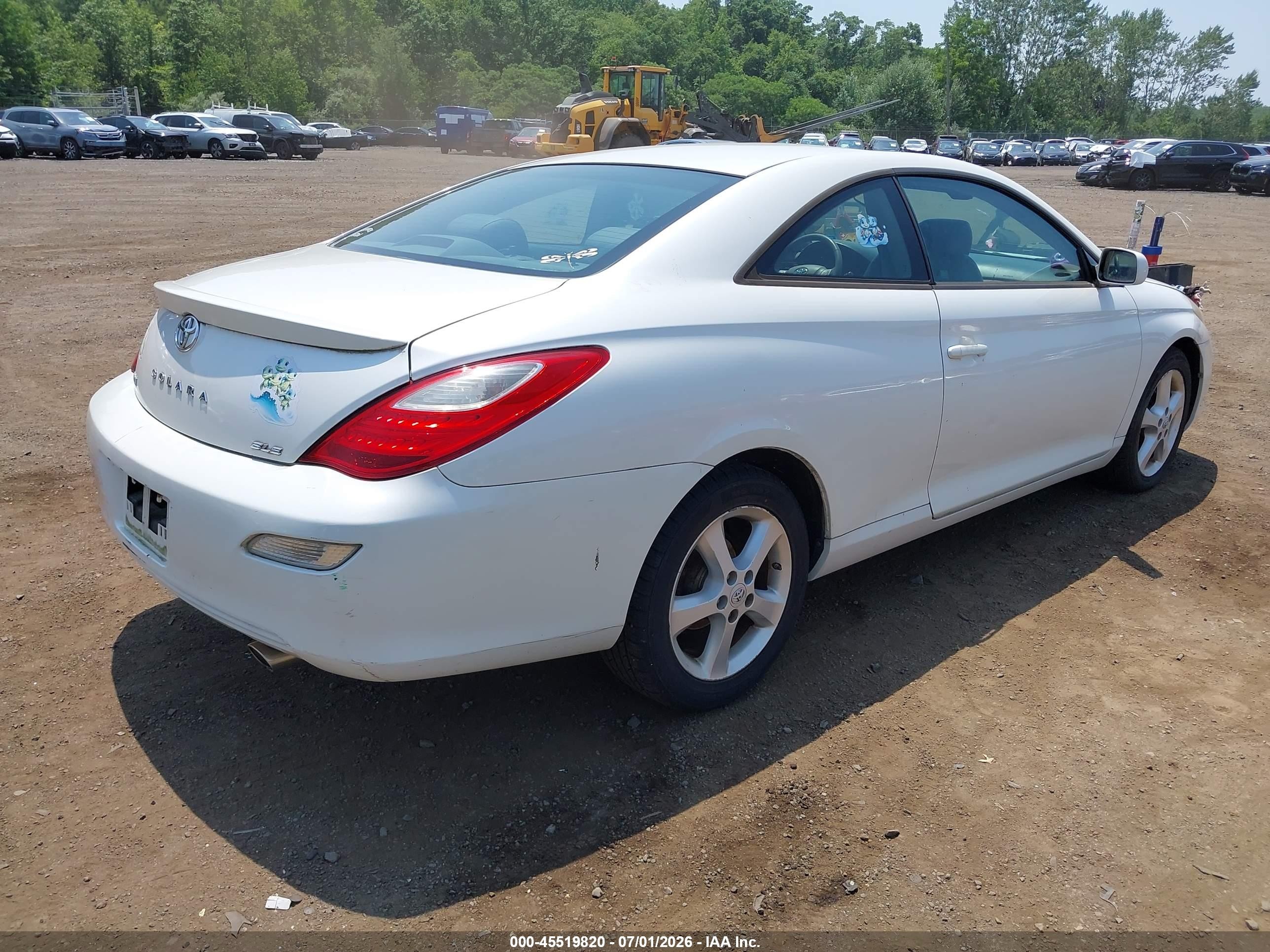 2008 Toyota Camry Solara Sle White vin: 4T1CA30P78U137333