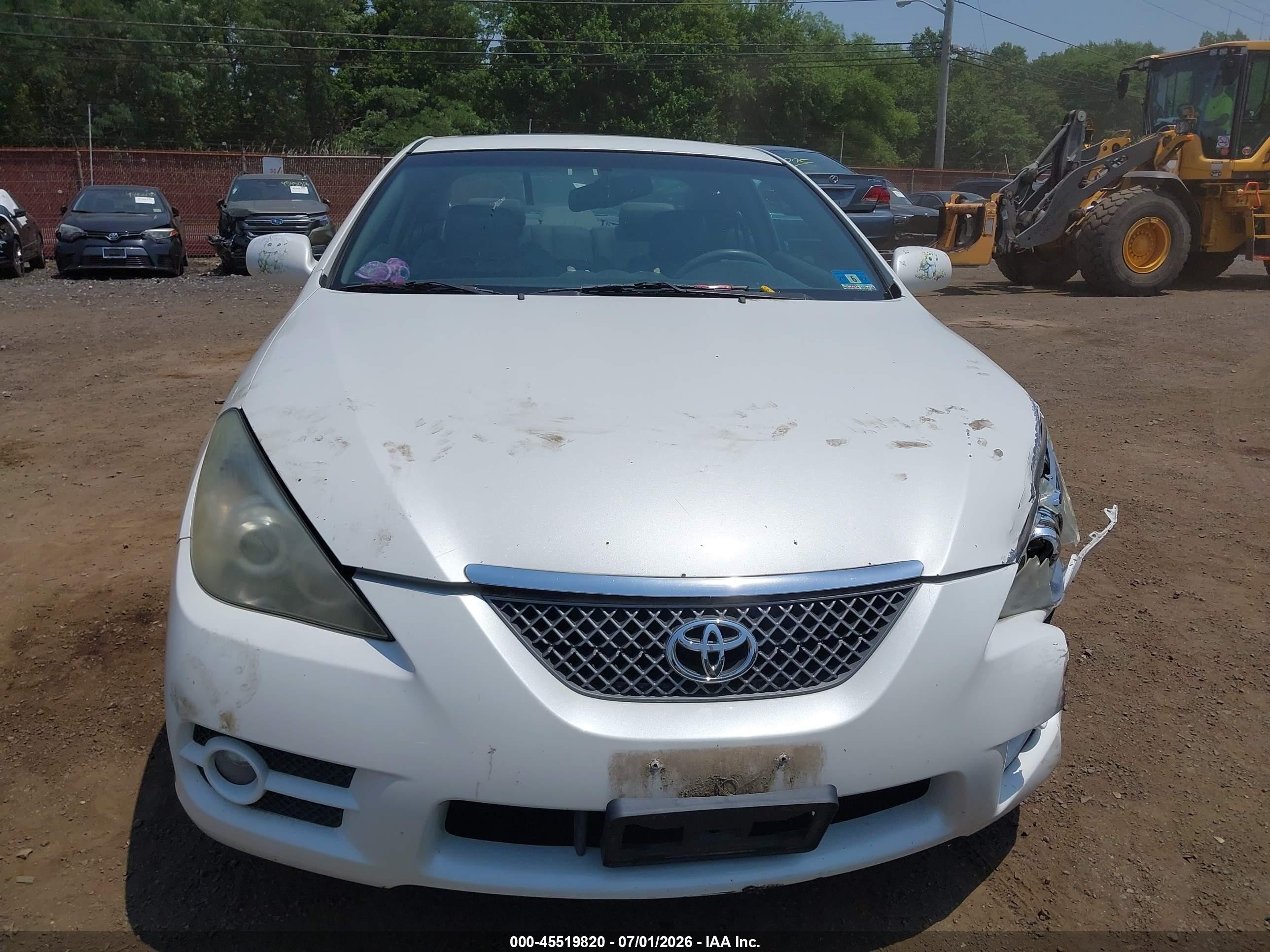 2008 Toyota Camry Solara Sle White vin: 4T1CA30P78U137333