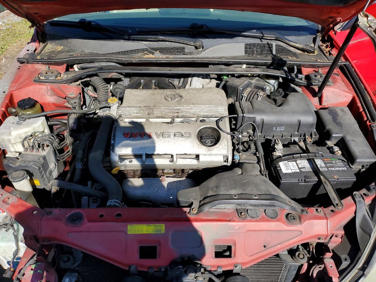2004 Toyota Camry Solara Sle V6 Red vin: 4T1CA30P84U004137
