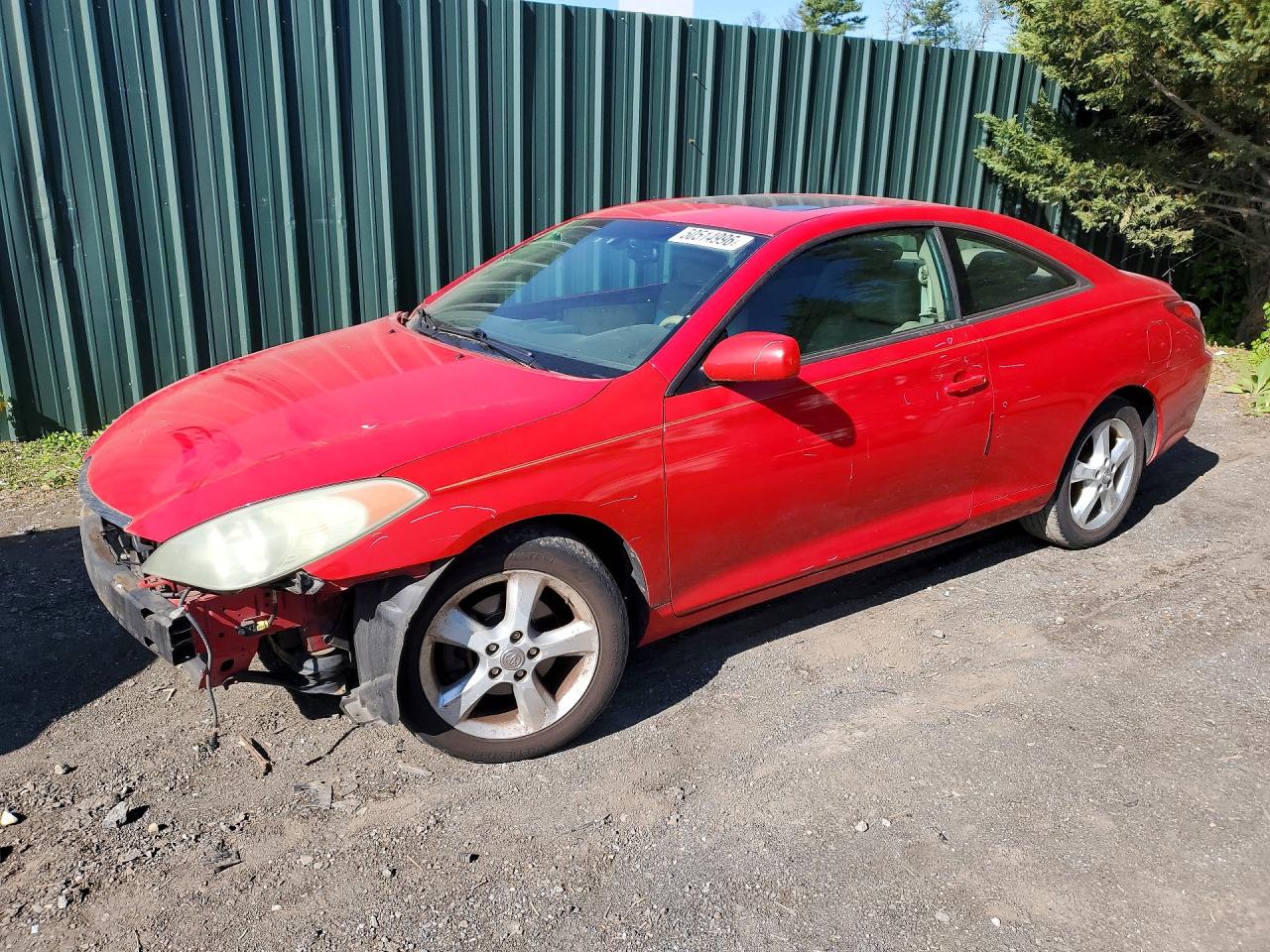 2004 Toyota Camry Solara Sle V6 Red vin: 4T1CA30P84U004137
