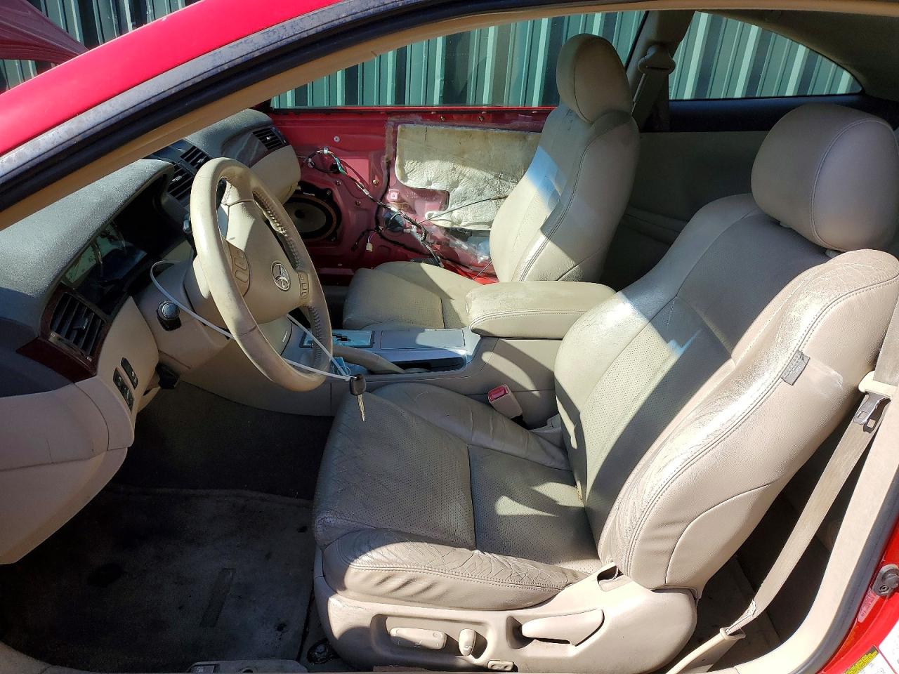 2004 Toyota Camry Solara Sle V6 Red vin: 4T1CA30P84U004137
