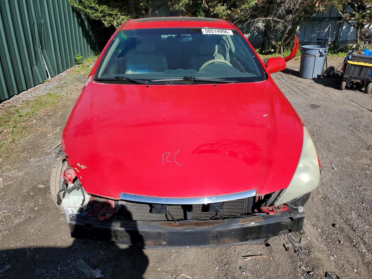 2004 Toyota Camry Solara Sle V6 Red vin: 4T1CA30P84U004137