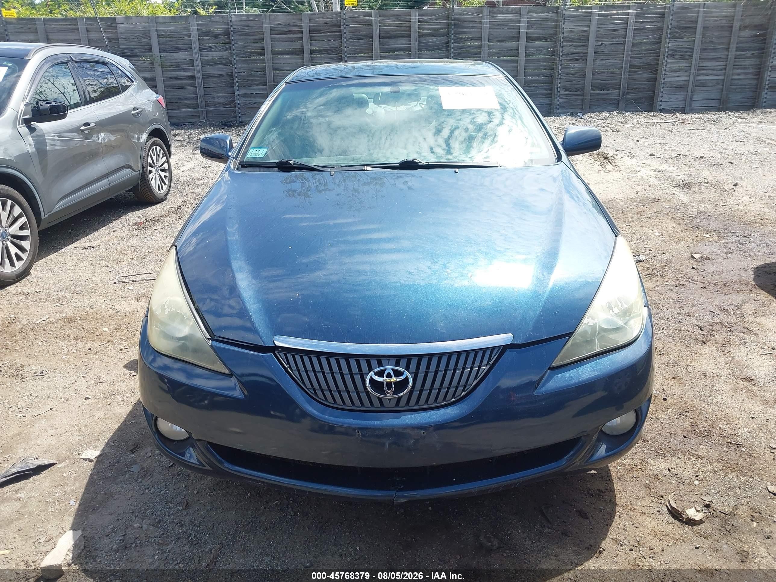 2005 Toyota Camry Solara Sle V6 Blue vin: 4T1CA30P85U040511