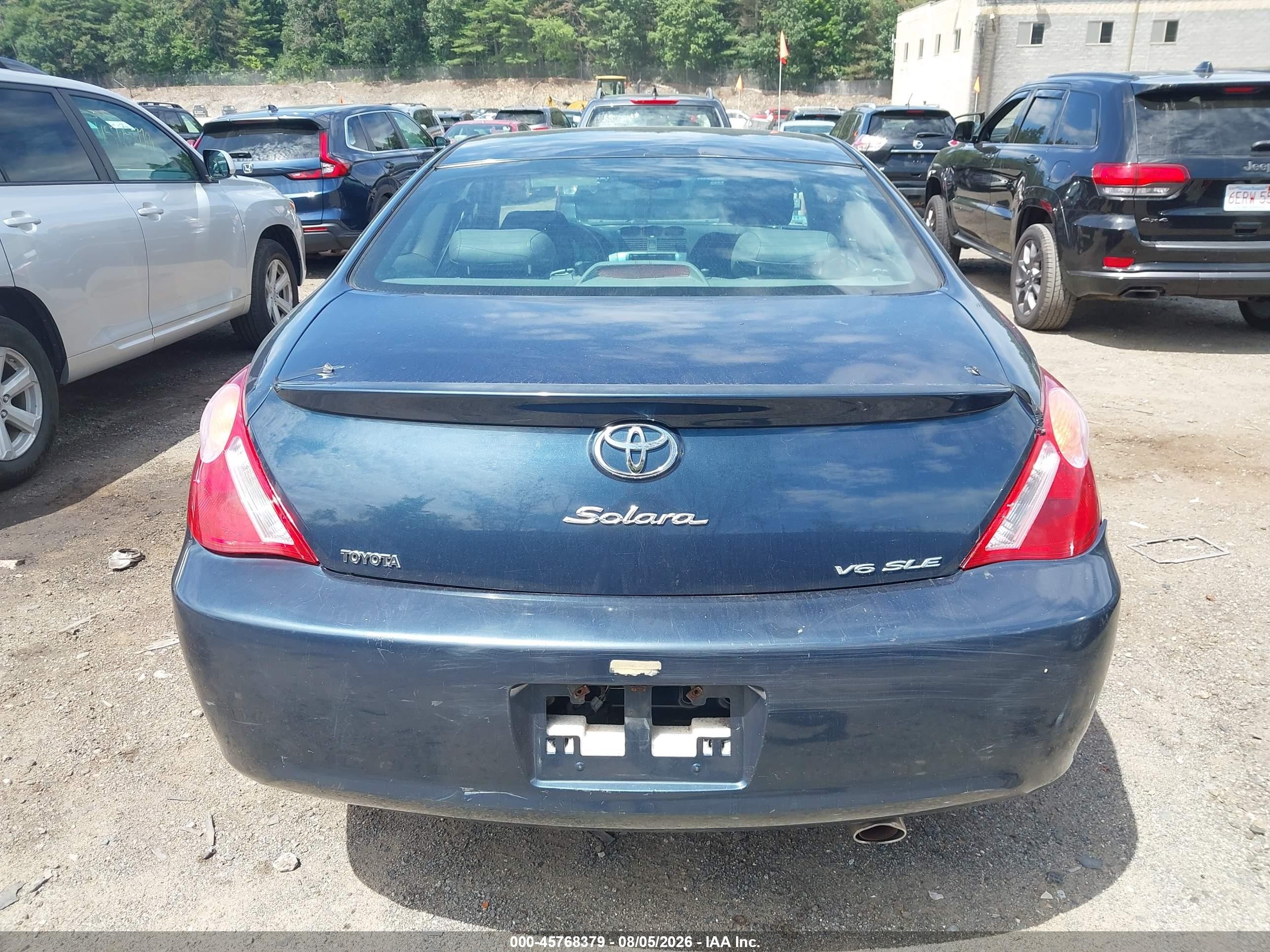 2005 Toyota Camry Solara Sle V6 Blue vin: 4T1CA30P85U040511
