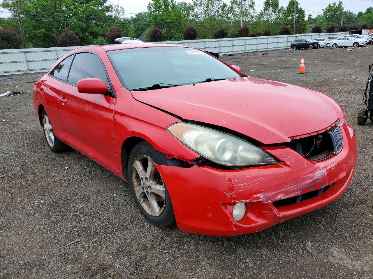 2006 Toyota Camry Solara Sle V6 Red vin: 4T1CA30P86U077219