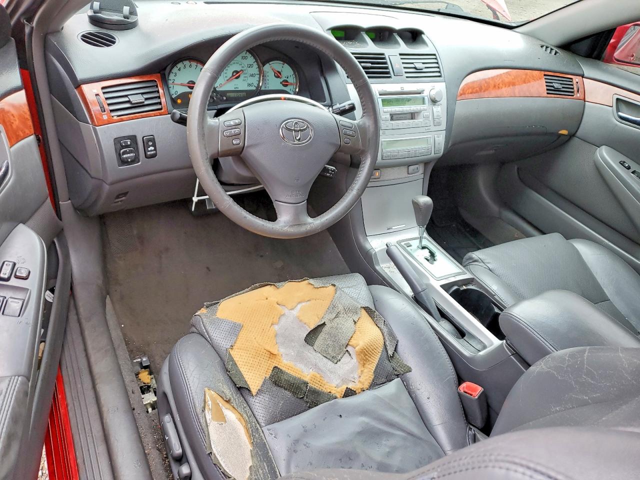 2006 Toyota Camry Solara Sle V6 Red vin: 4T1CA30P86U077219