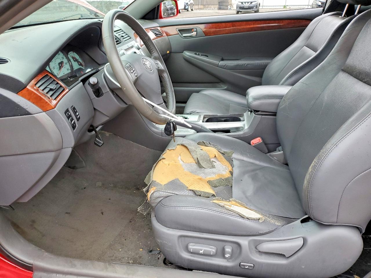 2006 Toyota Camry Solara Sle V6 Red vin: 4T1CA30P86U077219