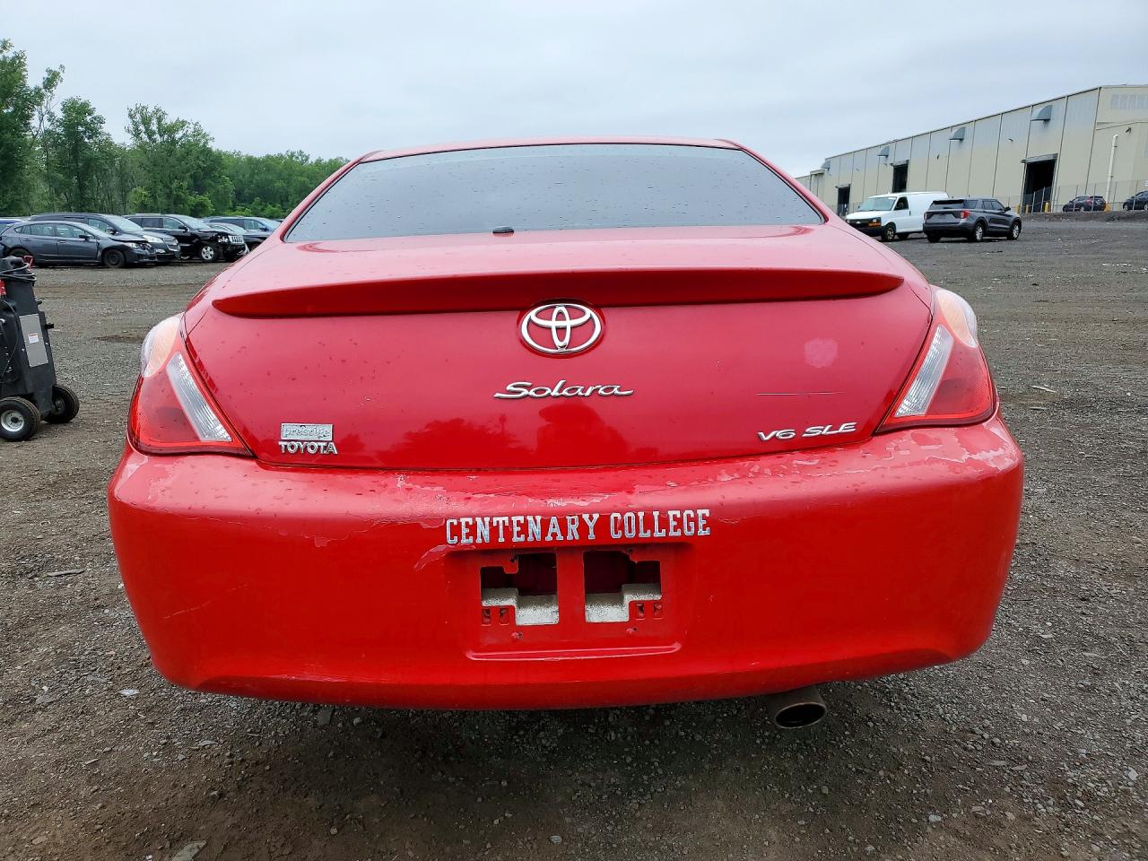 2006 Toyota Camry Solara Sle V6 Red vin: 4T1CA30P86U077219