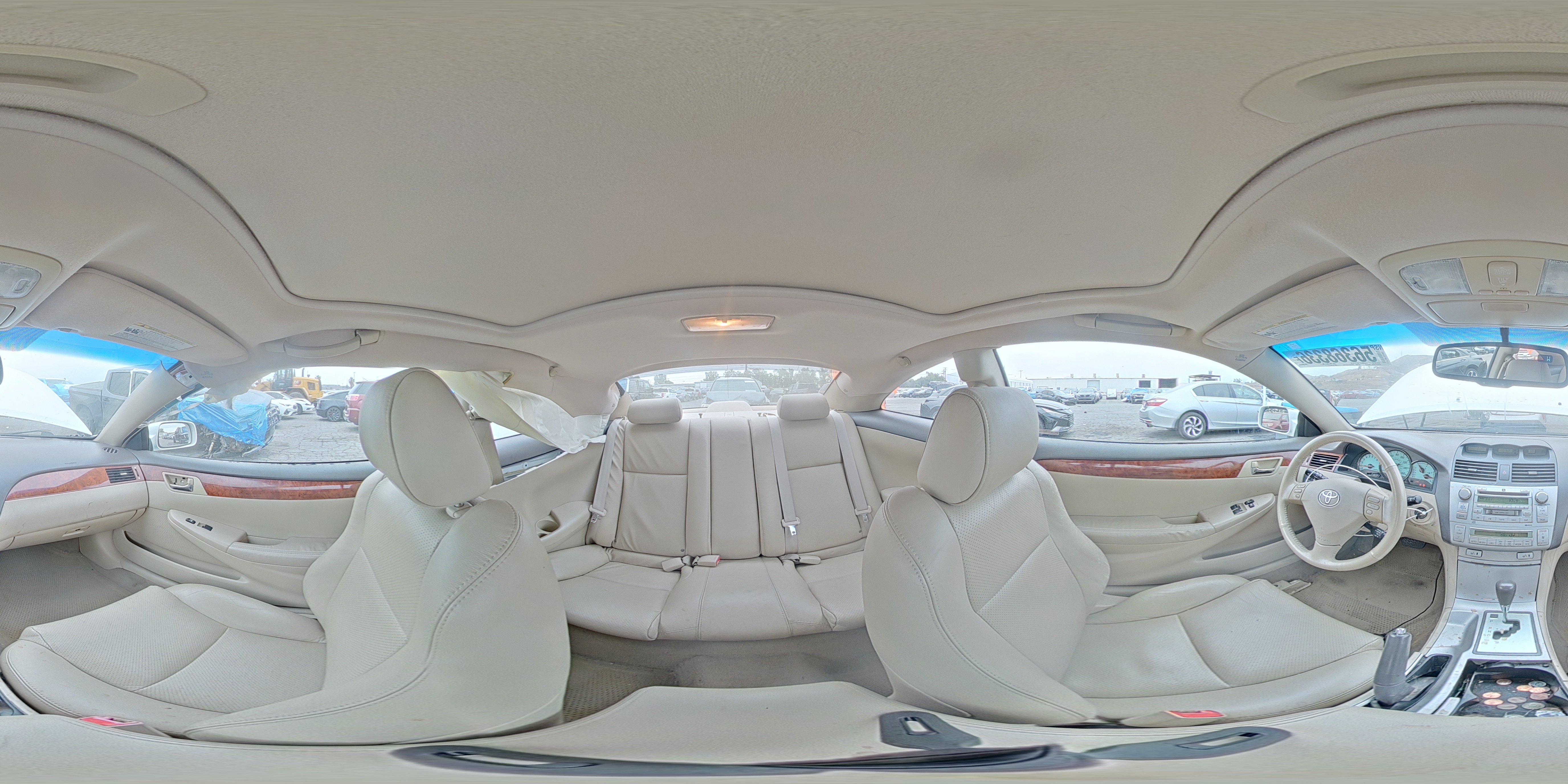 2006 Toyota Camry Solara Sle V6 White vin: 4T1CA30P86U101406