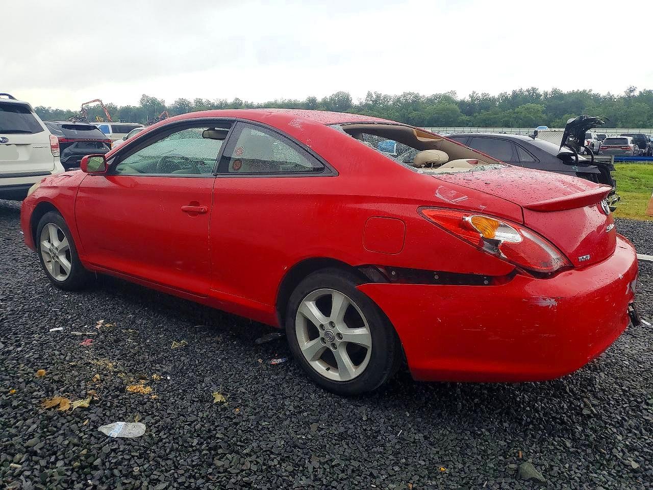 2004 Toyota Camry Solara Sle V6 Red vin: 4T1CA30P94U003501
