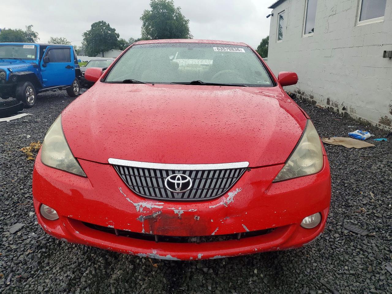 2004 Toyota Camry Solara Sle V6 Red vin: 4T1CA30P94U003501