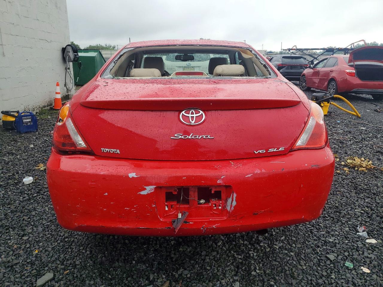 2004 Toyota Camry Solara Sle V6 Red vin: 4T1CA30P94U003501