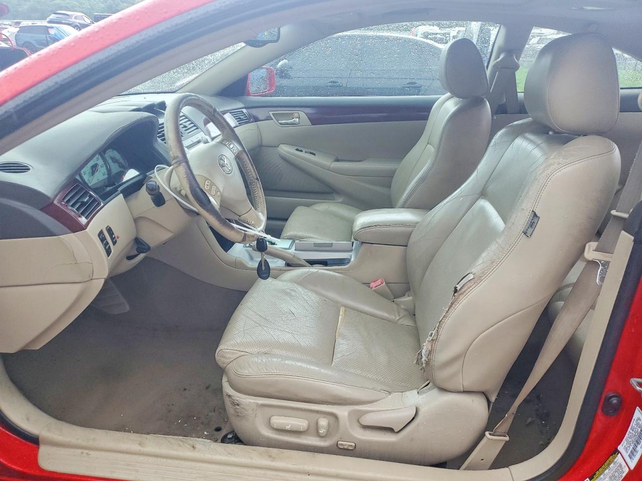 2004 Toyota Camry Solara Sle V6 Red vin: 4T1CA30P94U003501