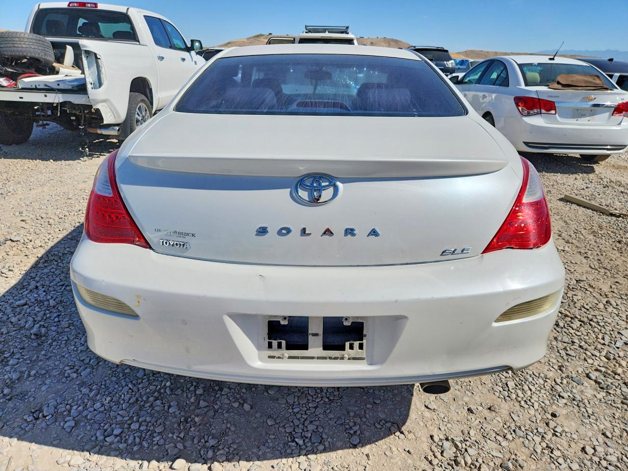 2008 Toyota Camry Solara Sle V6 White vin: 4T1CA30P98U140203