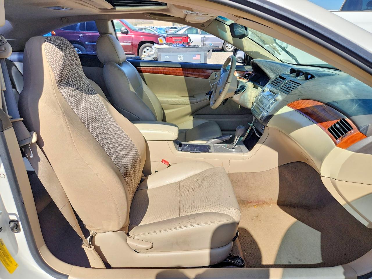 2008 Toyota Camry Solara Sle V6 White vin: 4T1CA30P98U140203