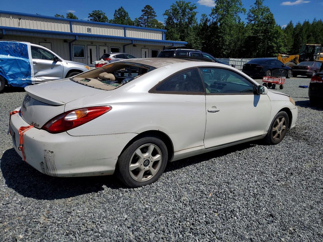2005 Toyota Camry Solara Sle V6 White vin: 4T1CA30PX5U044754