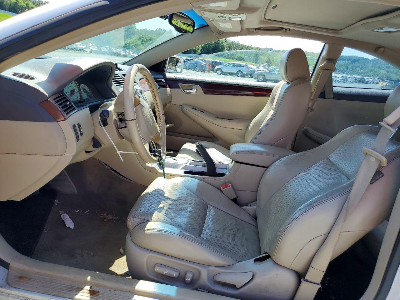 2005 Toyota Camry Solara Sle V6 White vin: 4T1CA30PX5U044754