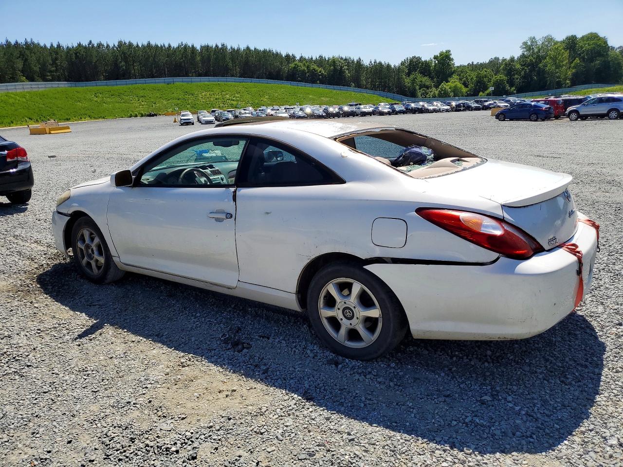 2005 Toyota Camry Solara Sle V6 White vin: 4T1CA30PX5U044754