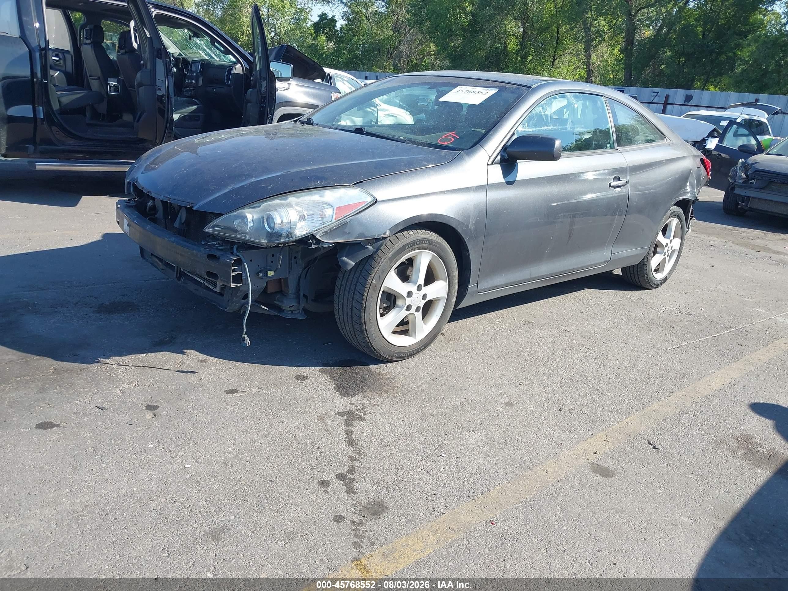 2007 Toyota Camry Solara Sle V6 Gray vin: 4T1CA30PX7U133209