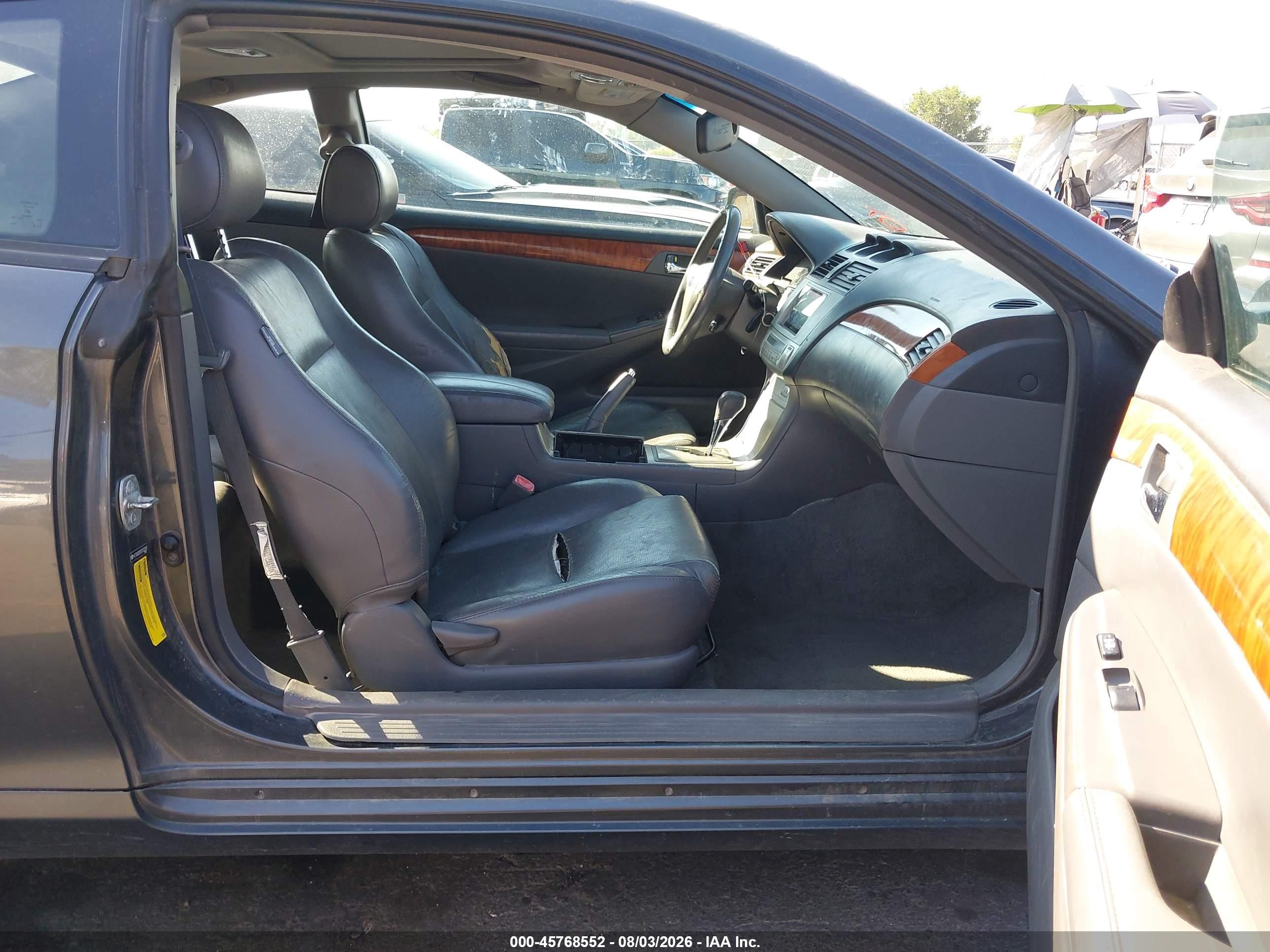 2007 Toyota Camry Solara Sle V6 Gray vin: 4T1CA30PX7U133209