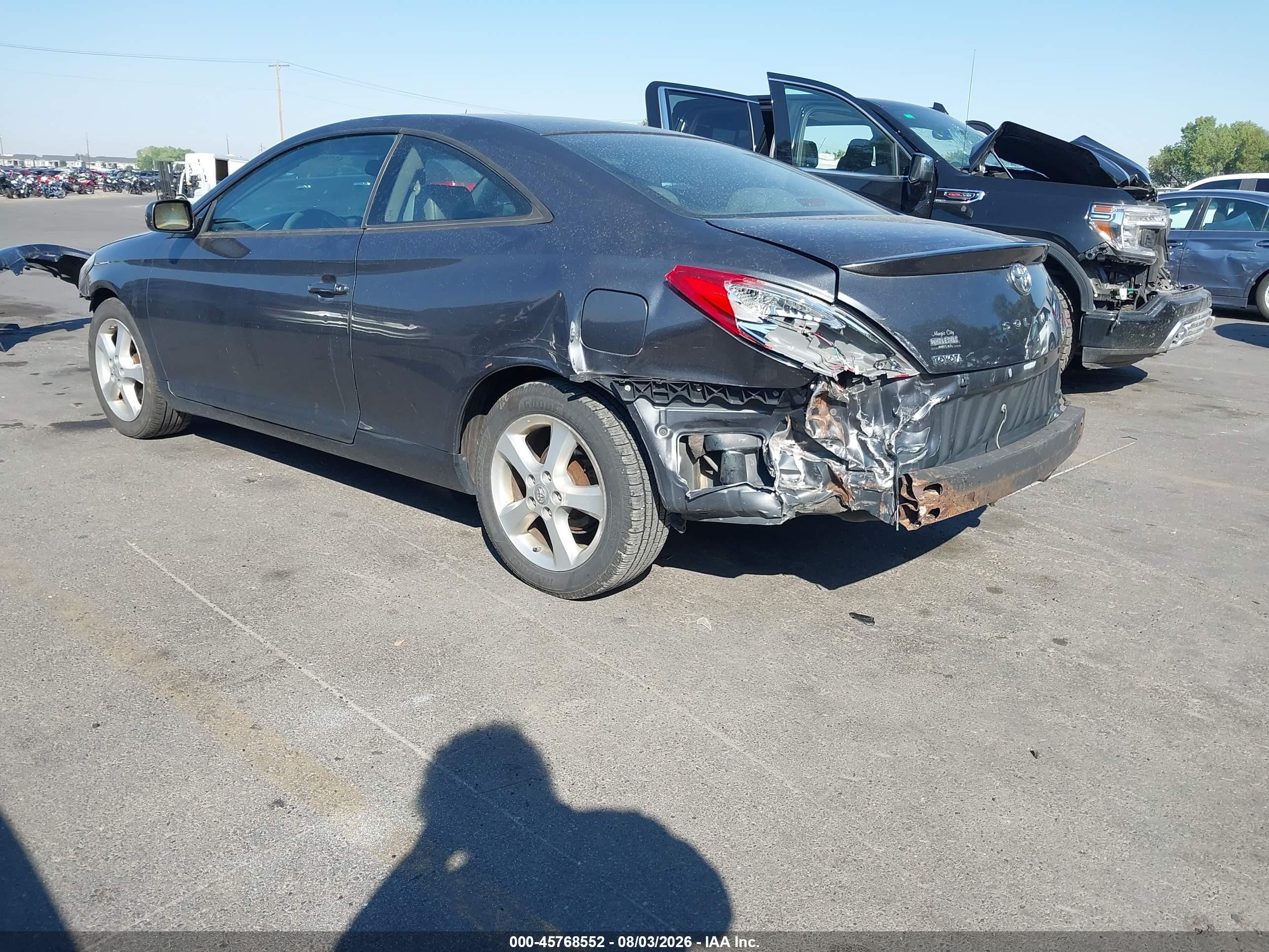 2007 Toyota Camry Solara Sle V6 Gray vin: 4T1CA30PX7U133209