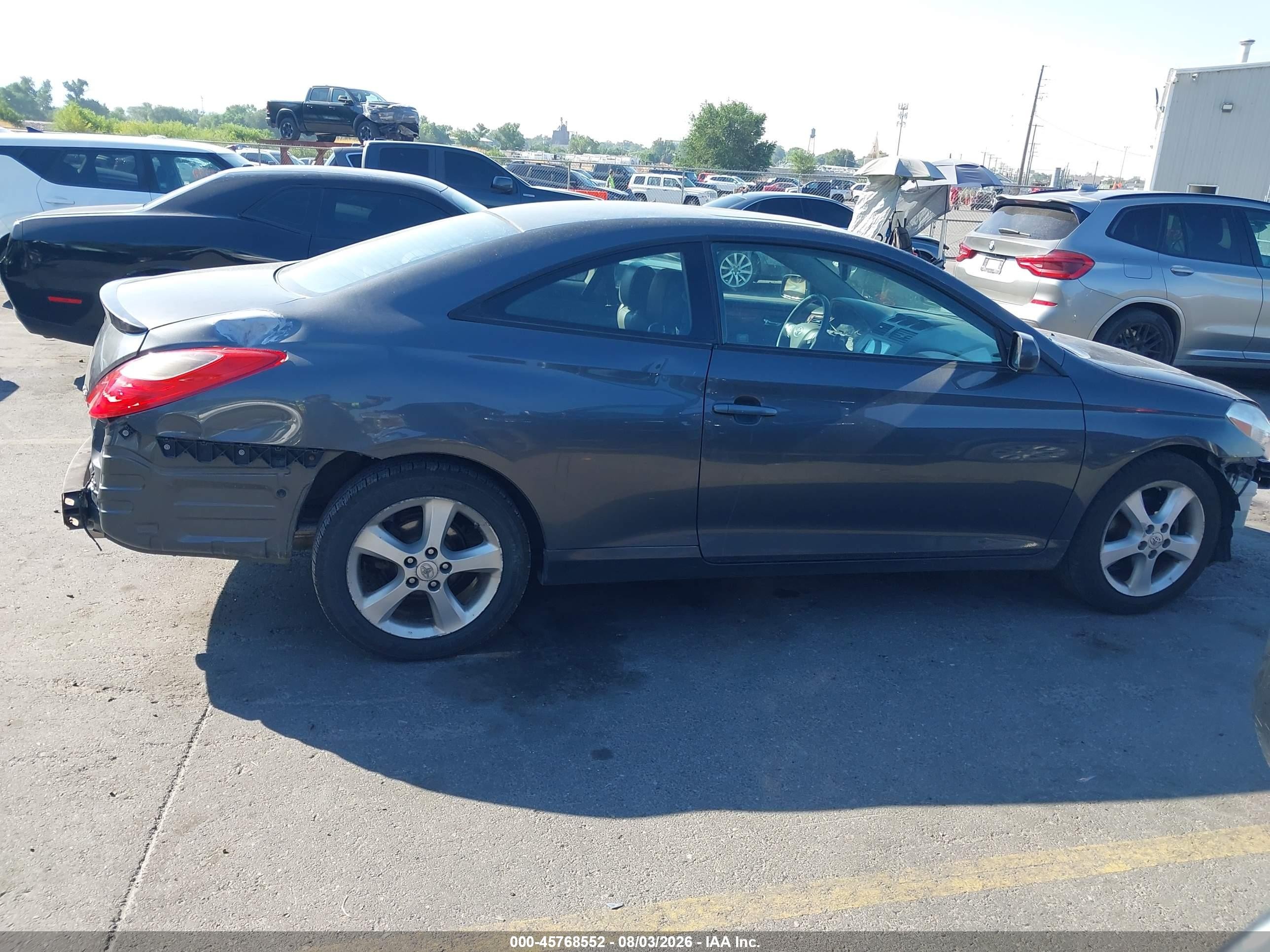 2007 Toyota Camry Solara Sle V6 Gray vin: 4T1CA30PX7U133209