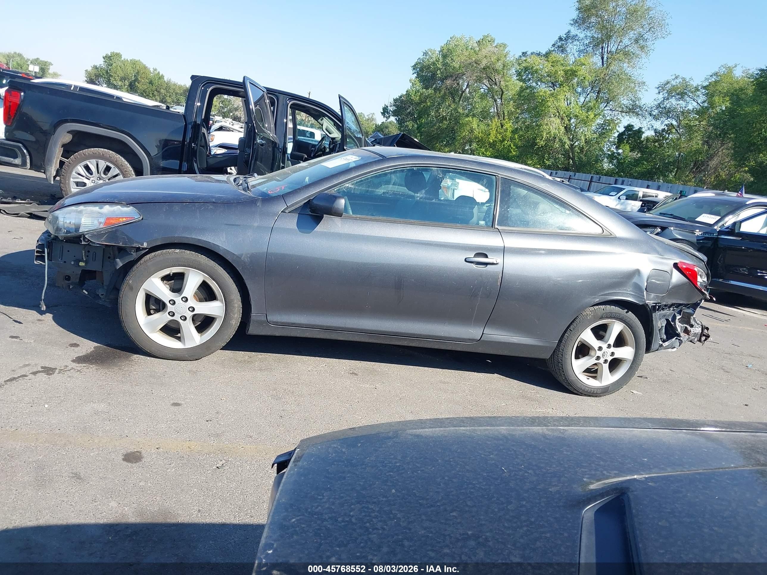 2007 Toyota Camry Solara Sle V6 Gray vin: 4T1CA30PX7U133209