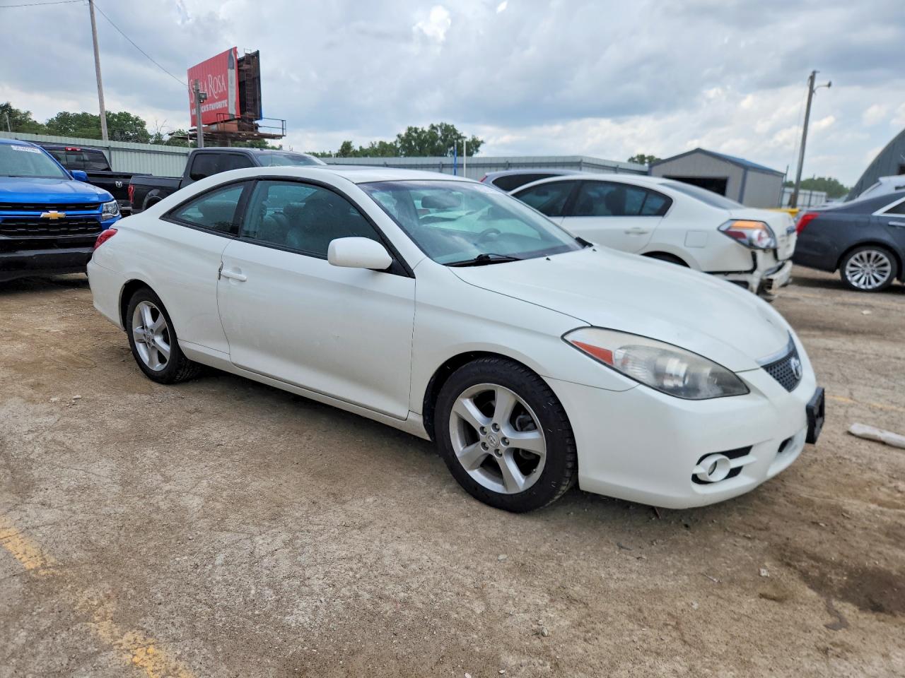 2008 Toyota Camry Solara Sle V6 White vin: 4T1CA30PX8U156541