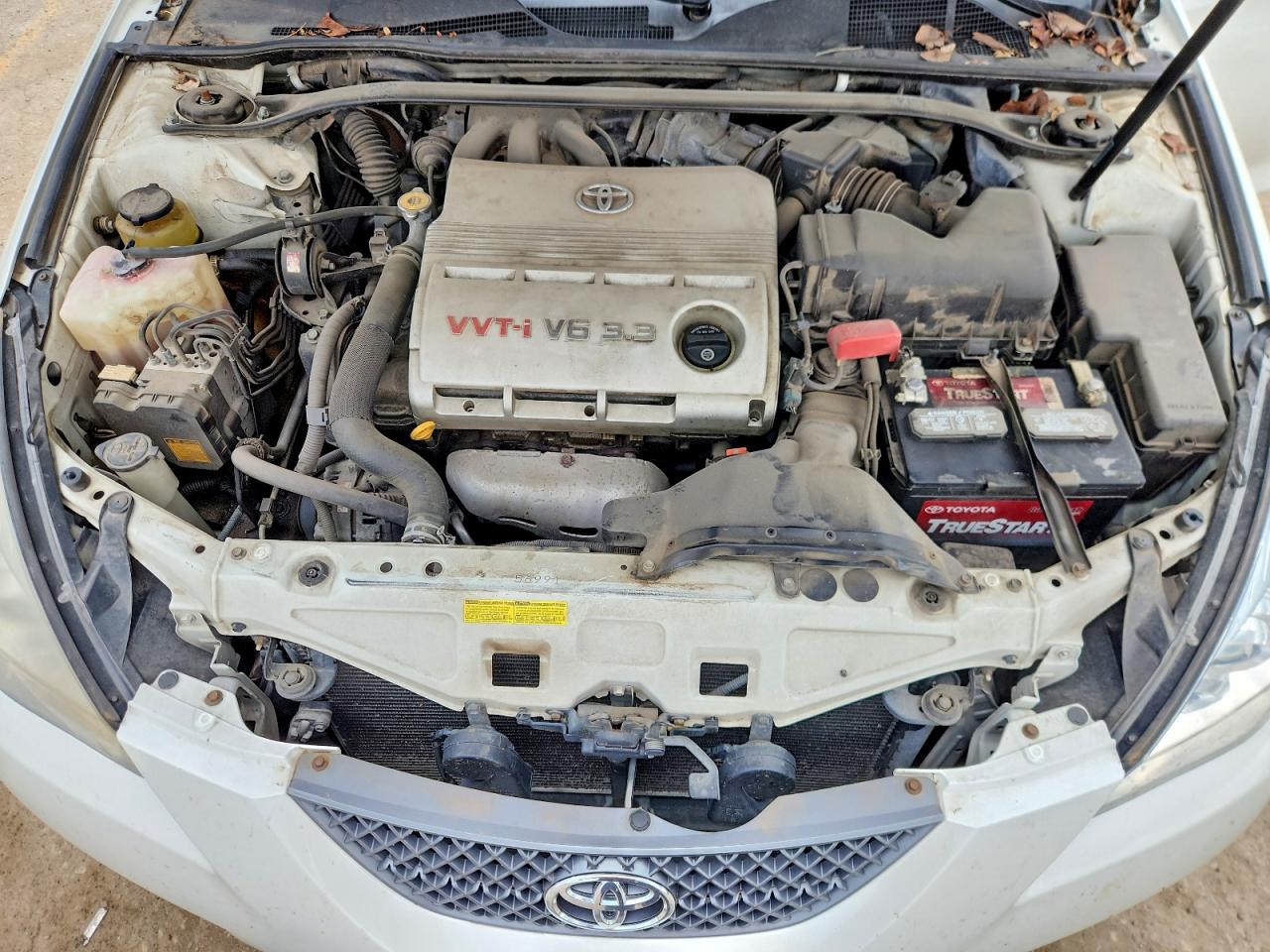 2008 Toyota Camry Solara Sle V6 White vin: 4T1CA30PX8U156541