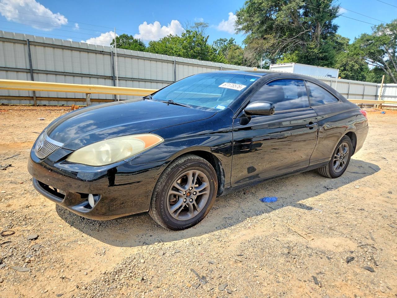 2005 Toyota Camry Solara Se V6 Black vin: 4T1CA38P05U051023