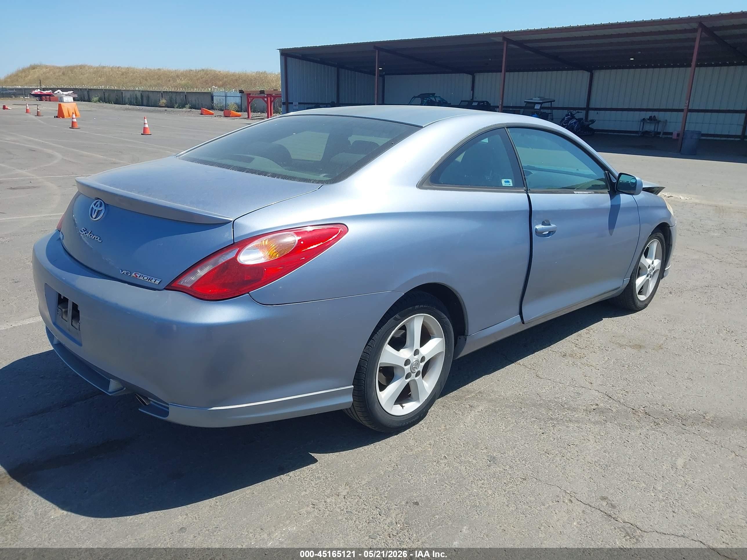 2006 Toyota Camry Solara Se Sport V6 Blue vin: 4T1CA38P06U078949