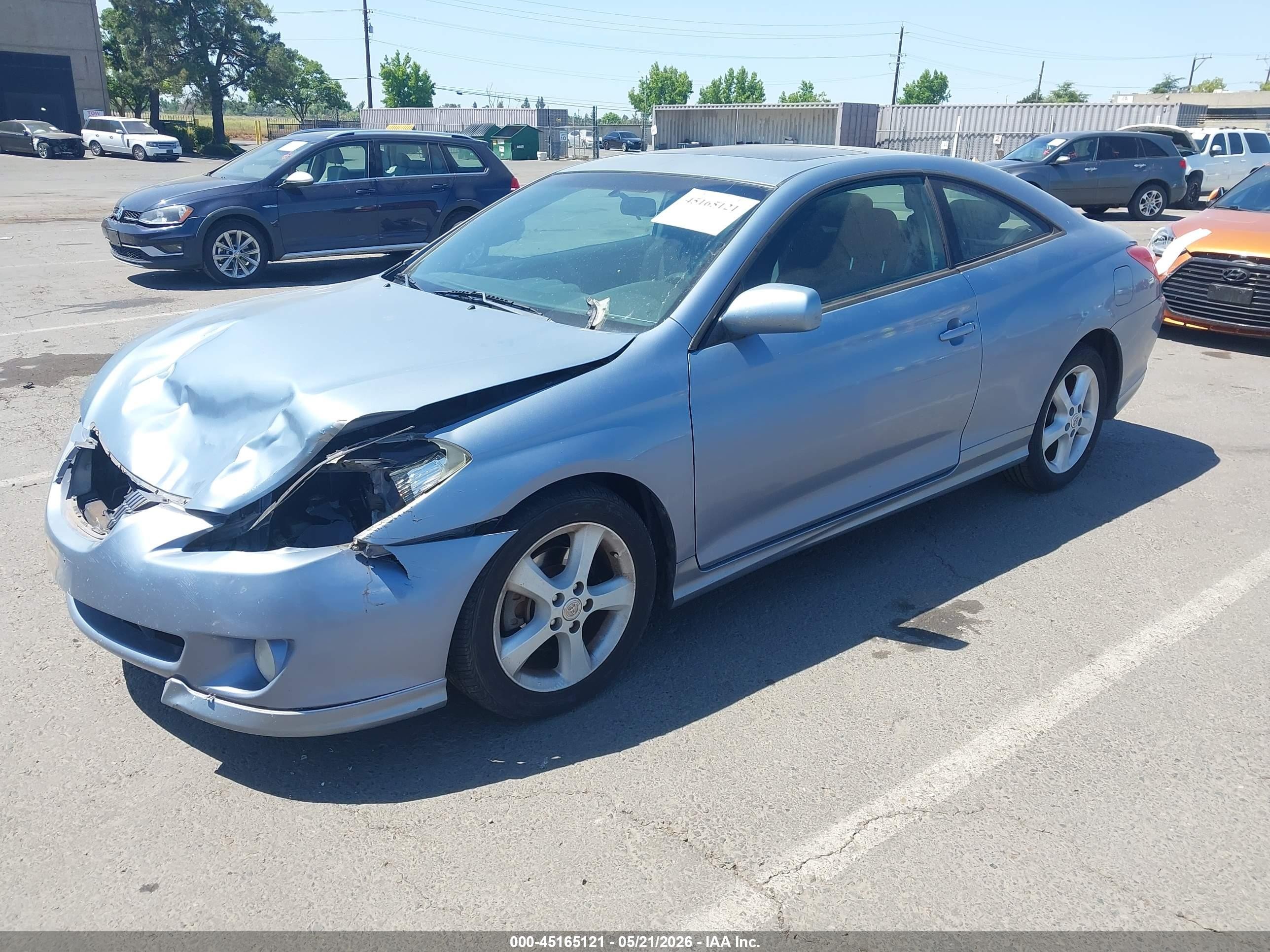 2006 Toyota Camry Solara Se Sport V6 Blue vin: 4T1CA38P06U078949