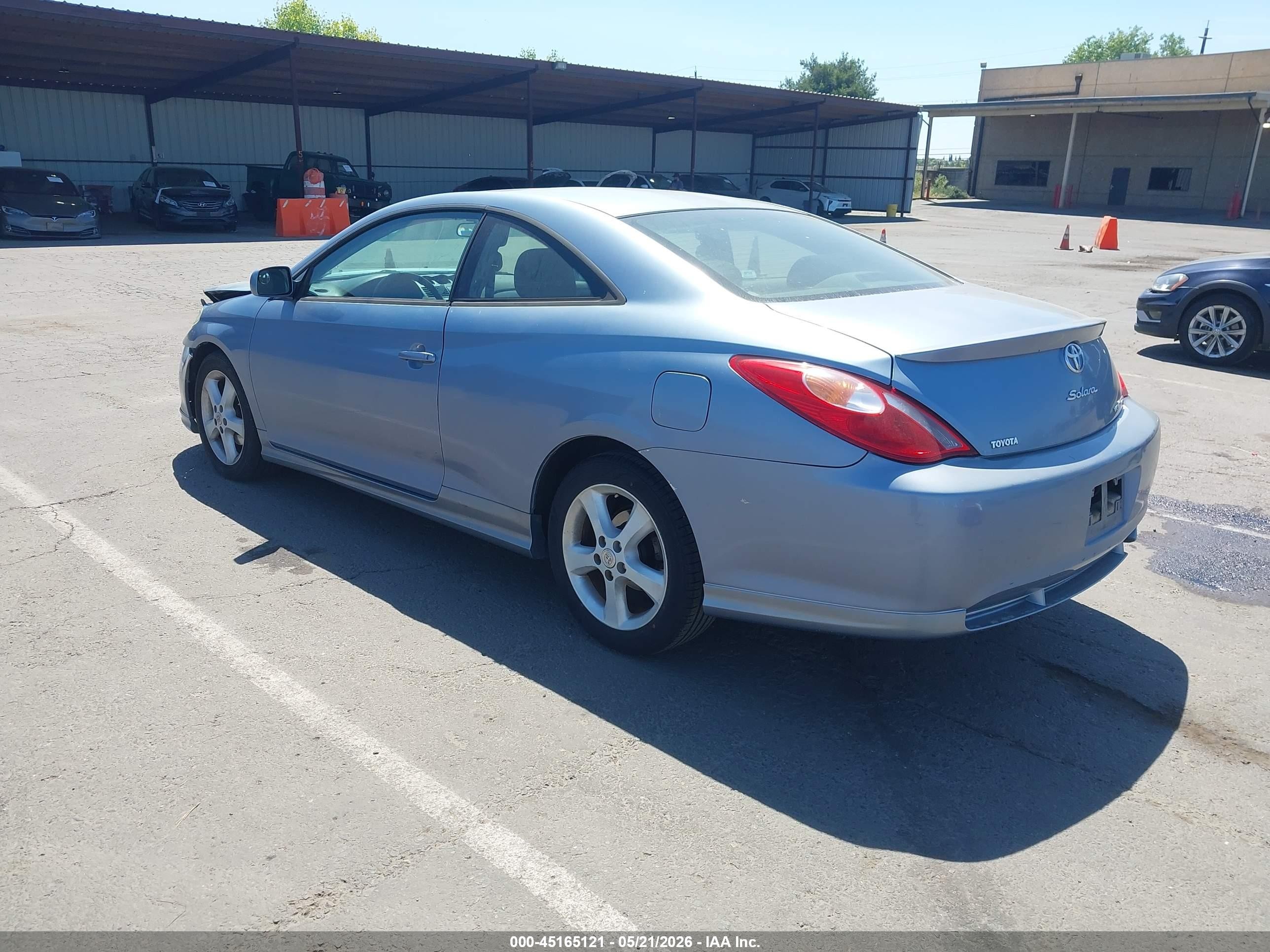 2006 Toyota Camry Solara Se Sport V6 Blue vin: 4T1CA38P06U078949