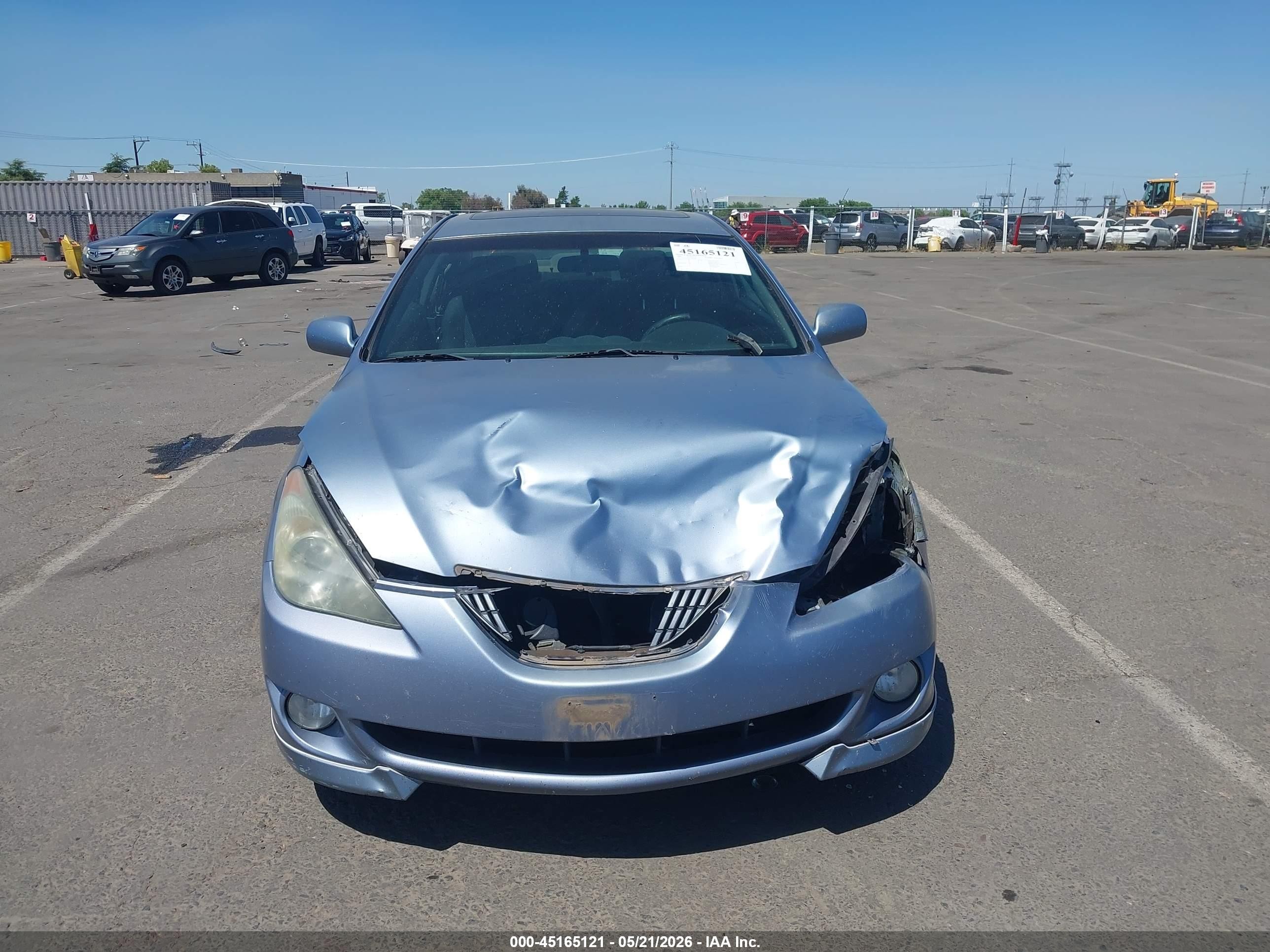 2006 Toyota Camry Solara Se Sport V6 Blue vin: 4T1CA38P06U078949