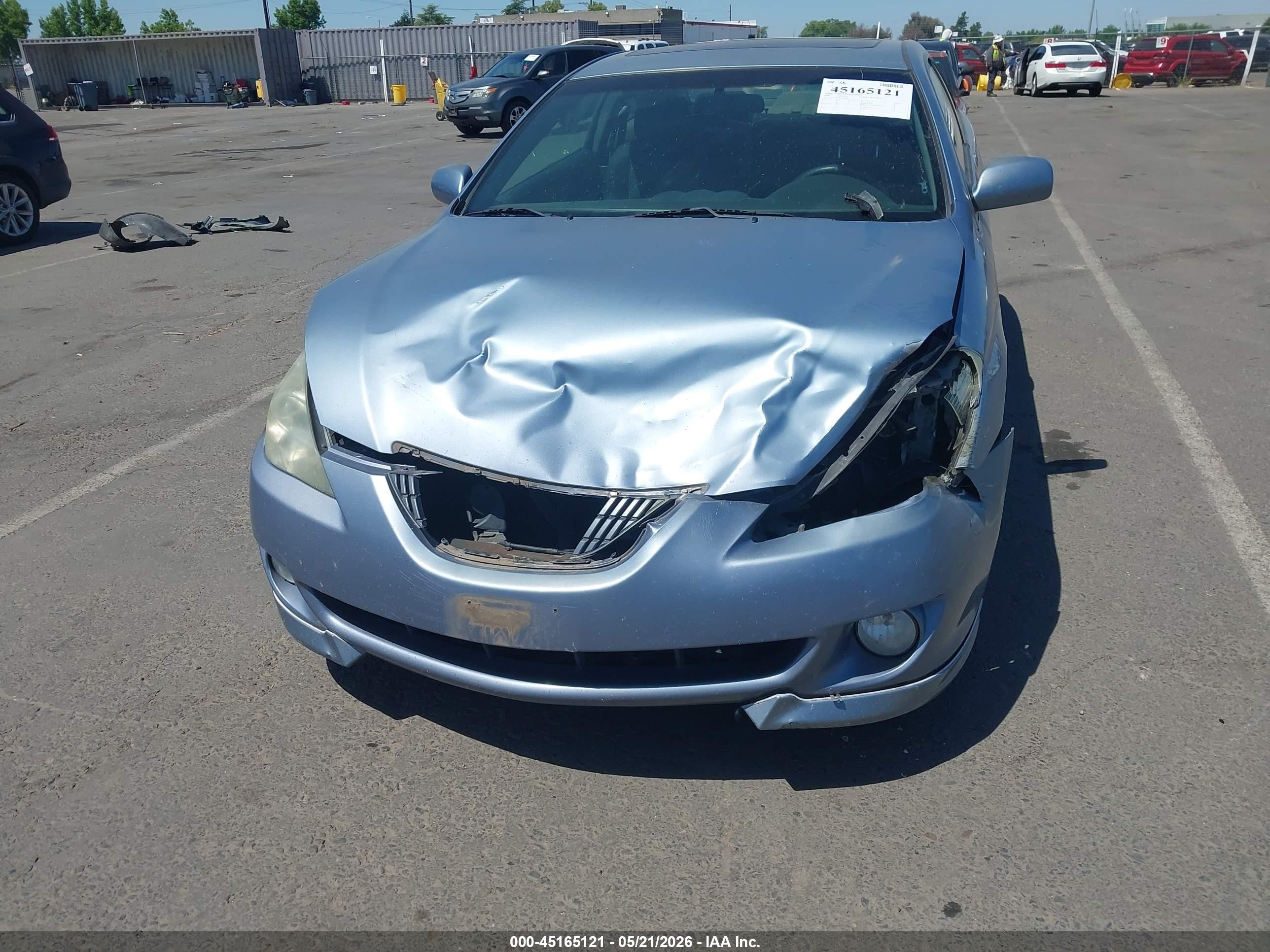 2006 Toyota Camry Solara Se Sport V6 Blue vin: 4T1CA38P06U078949