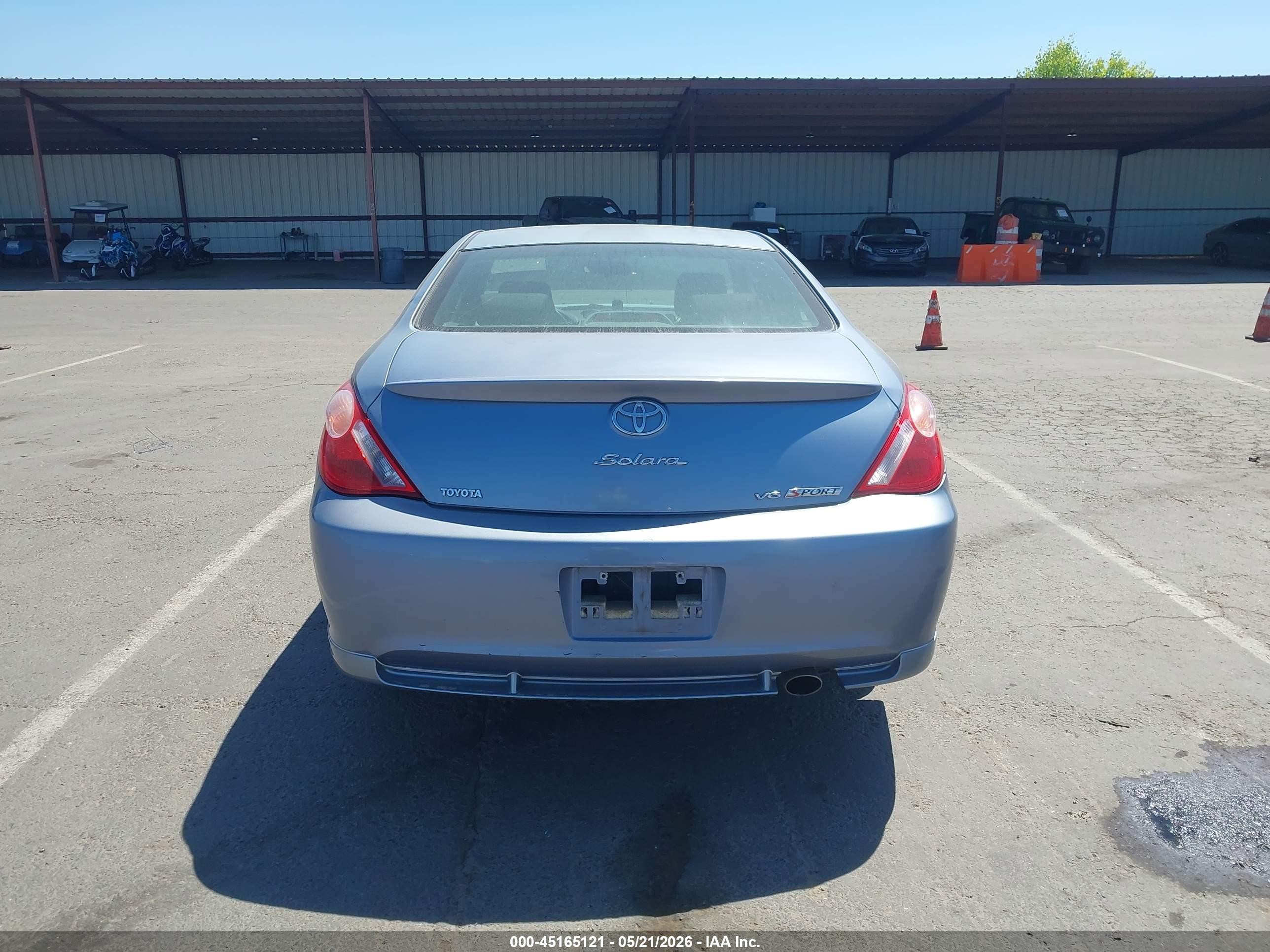 2006 Toyota Camry Solara Se Sport V6 Blue vin: 4T1CA38P06U078949