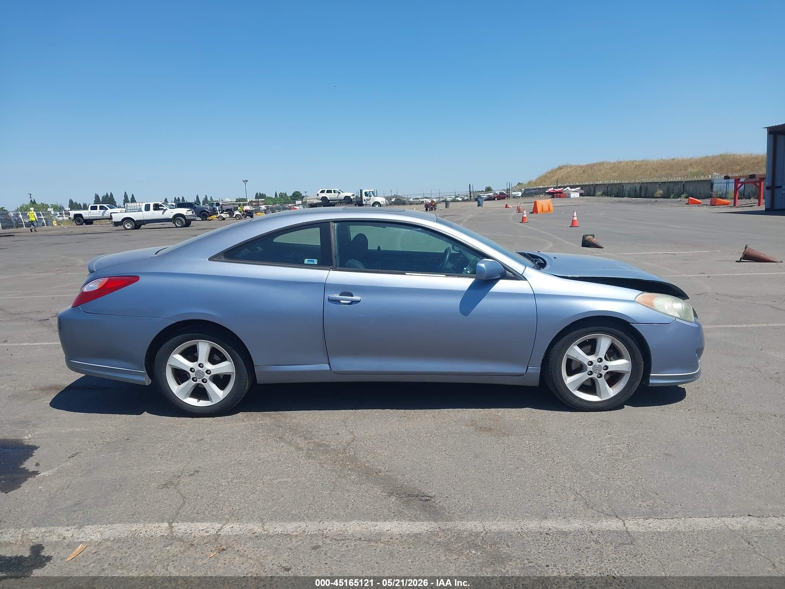 2006 Toyota Camry Solara Se Sport V6 Blue vin: 4T1CA38P06U078949