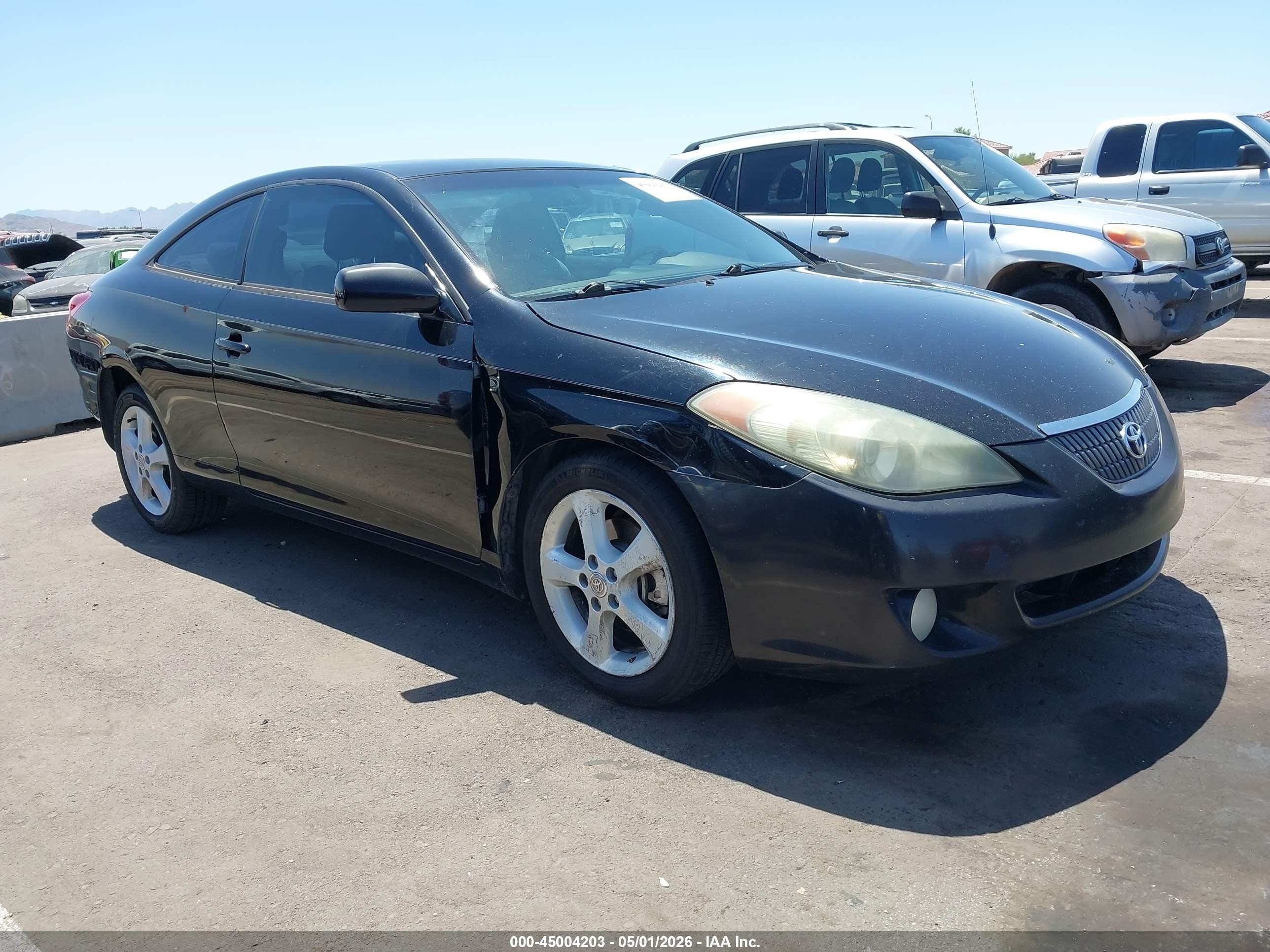 2004 Toyota Camry Solara Se Sport V6/se V6/sle V6 Black vin: 4T1CA38P24U005448