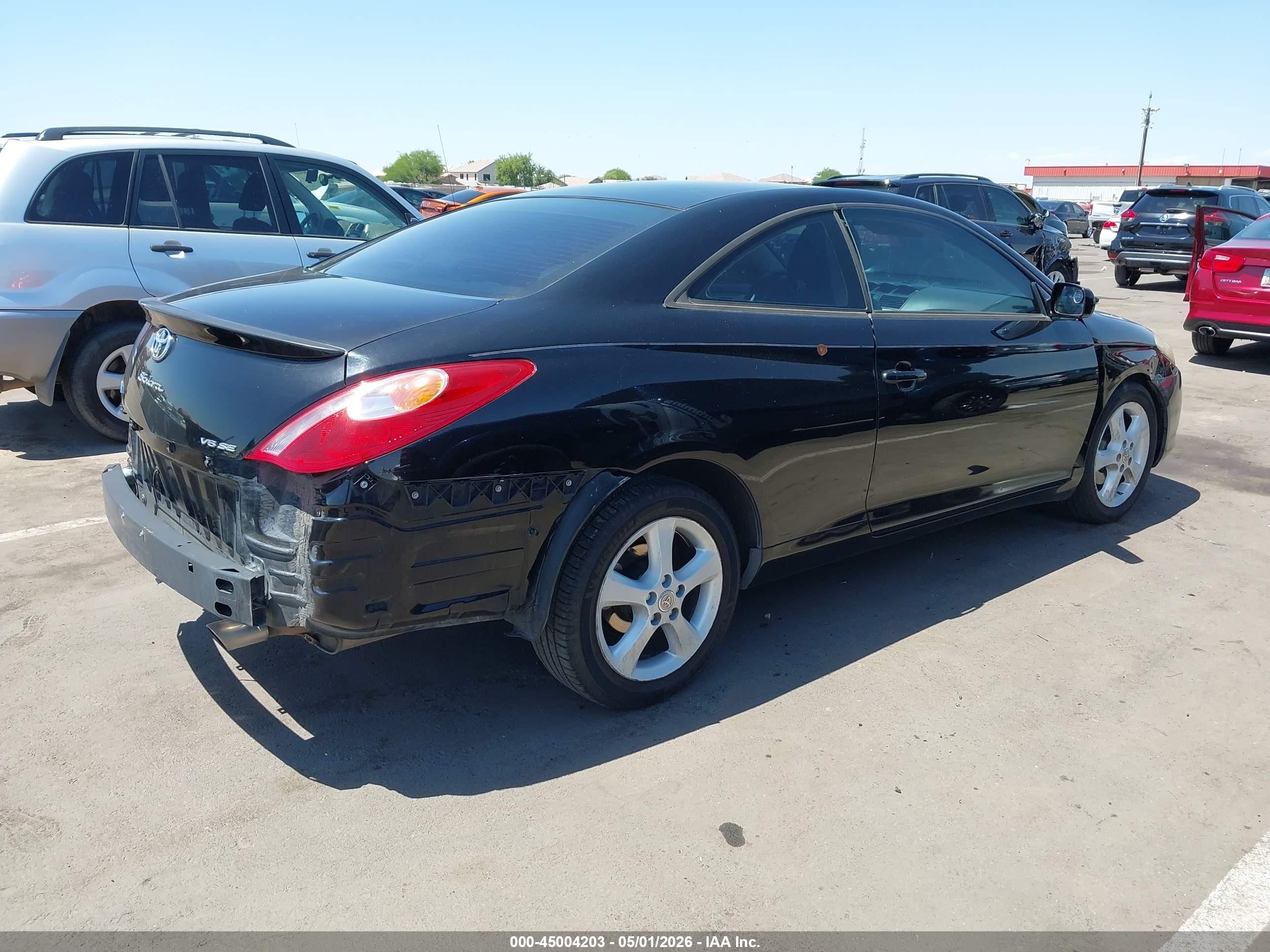2004 Toyota Camry Solara Se Sport V6/se V6/sle V6 Black vin: 4T1CA38P24U005448
