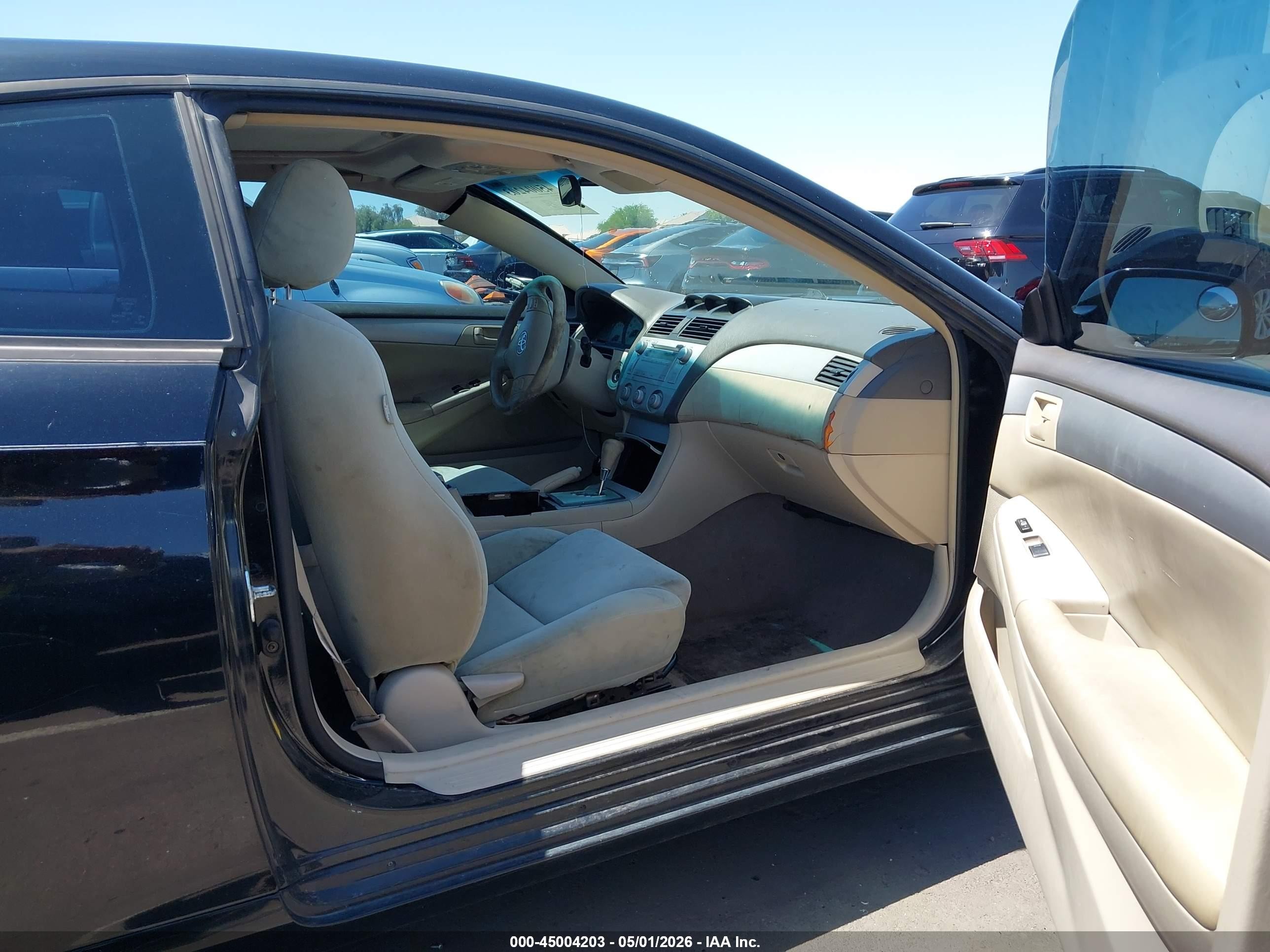 2004 Toyota Camry Solara Se Sport V6/se V6/sle V6 Black vin: 4T1CA38P24U005448